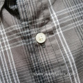 Wholesale 100 Cotton Plaid Short-sleeve Adults Twill Shirts